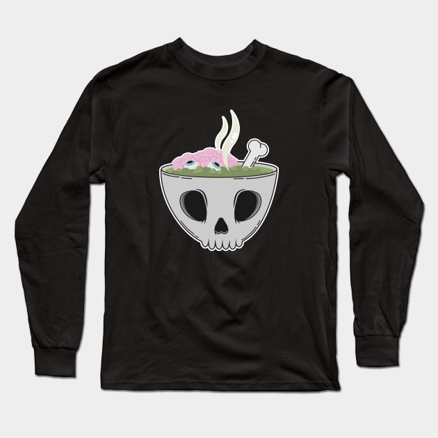 Creepy Dinner Long Sleeve T-Shirt by Sasyall